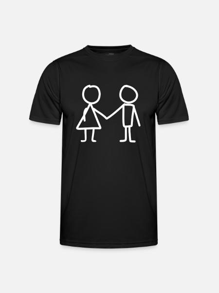 Lovers Love - Men's Functional T-Shirt - black