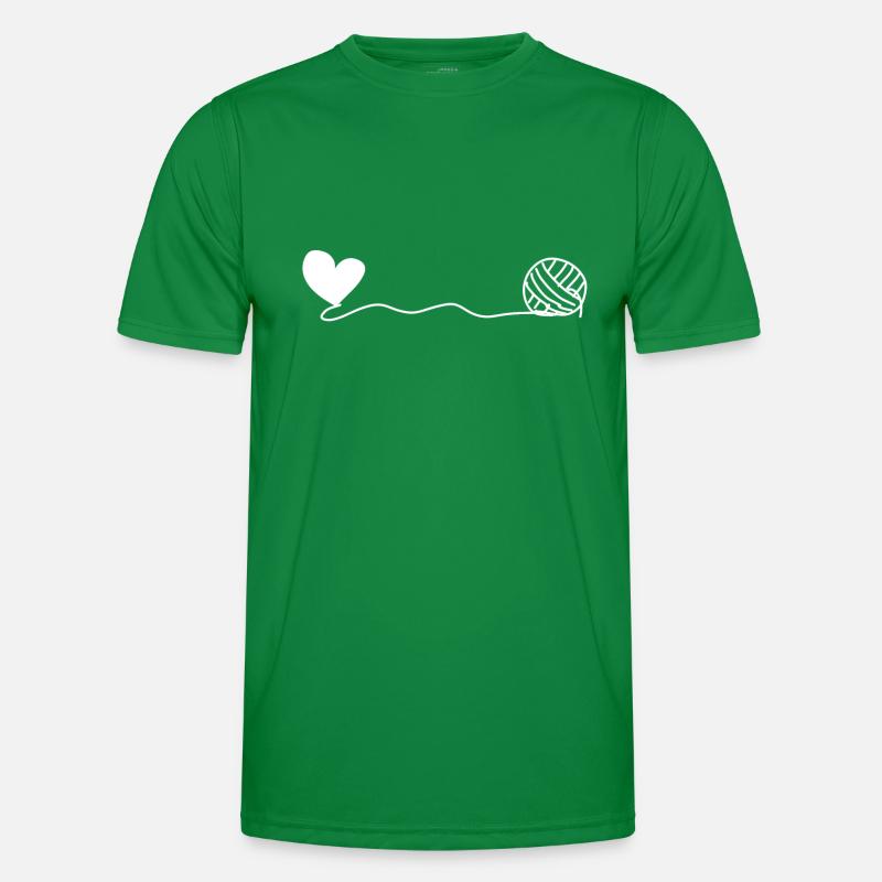 heart wool Men's Functional T-Shirt