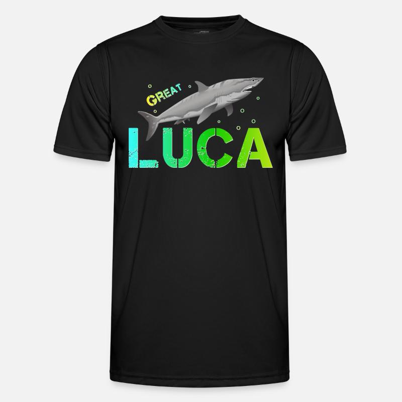 Luca Name Luca - Men's Functional T-Shirt - black