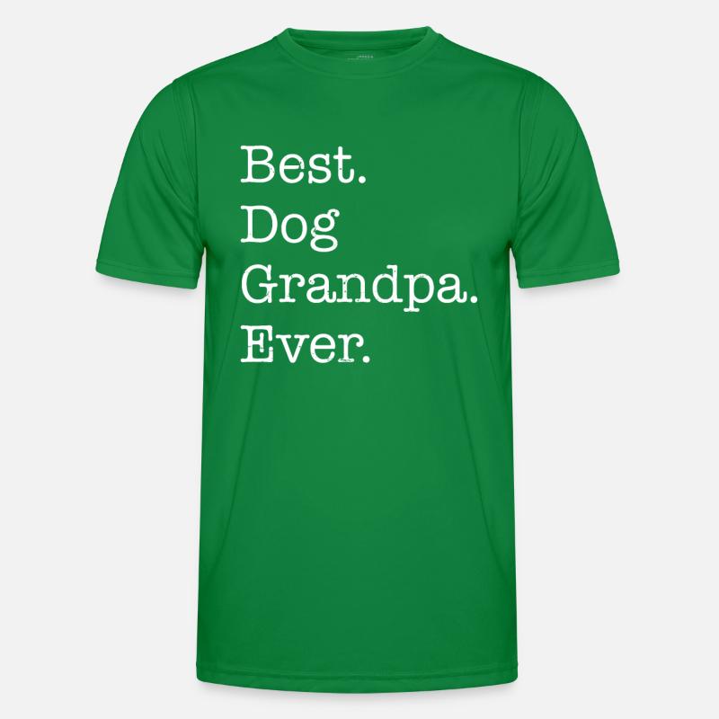 Bestes Opa Hund Geschenk Opa Männer Funktions-T-Shirt