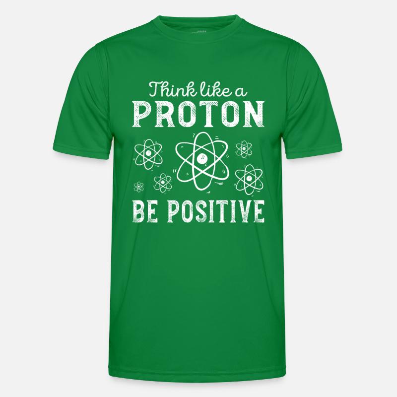 Protonenhumor Prof. Quantenphysik Chemie Nerd Männer Funktions-T-Shirt