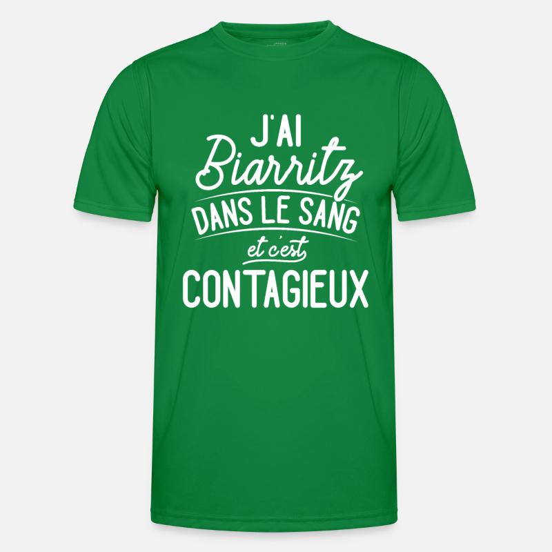 Biarritz Dans Le Sang Cadeau Biarrots T-shirt sport Homme