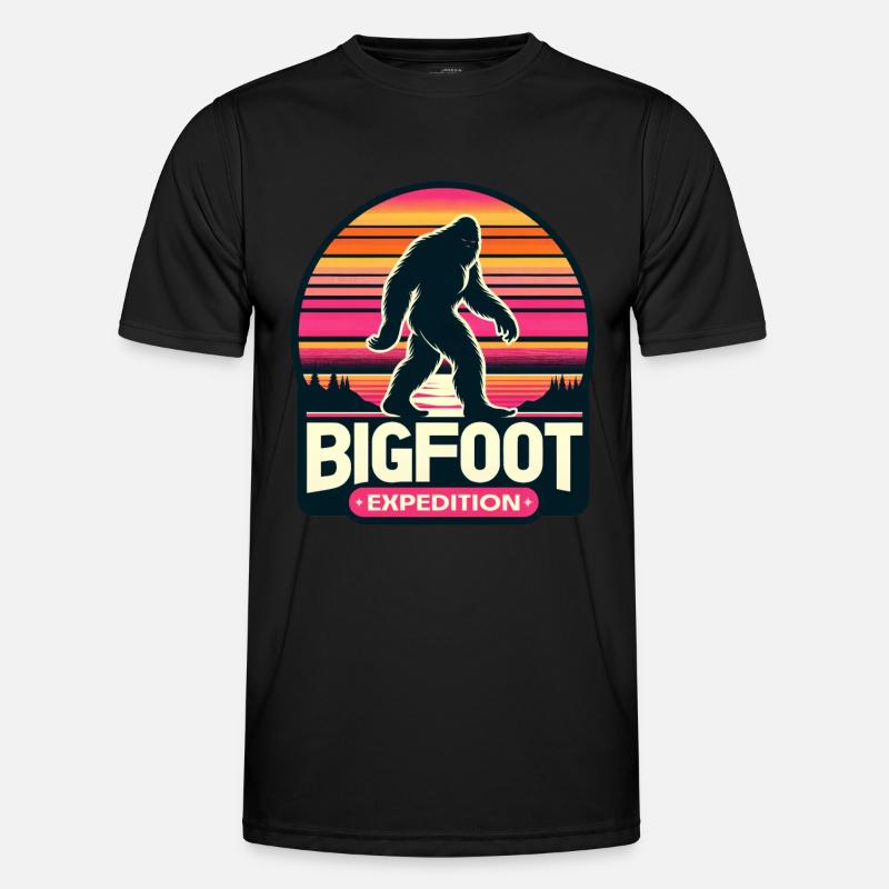 Randonnée d’expédition Bigfoot | Chasseur de sasquatch T-shirt sport Homme