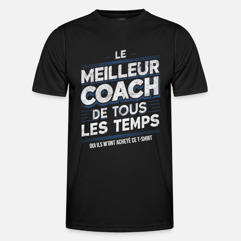 Bester Sporttrainer Geschenk Humor Coach Männer Funktions-T-Shirt