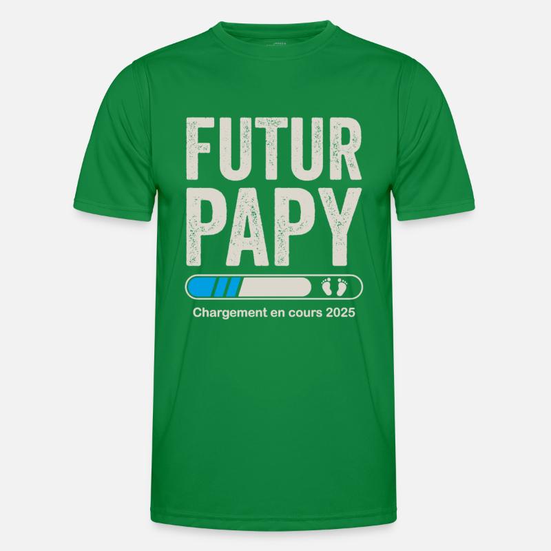 Futur Papy 2025 Annonce Grossesse Papy T-shirt sport Homme