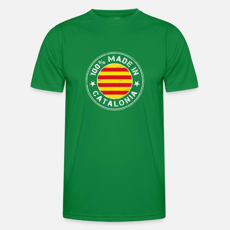 Katalonien katalanisch Männer Funktions-T-Shirt