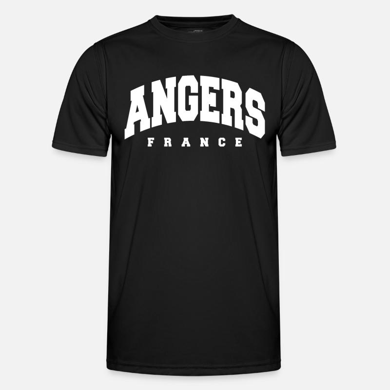 Angers - Männer Funktions-T-Shirt - Schwarz