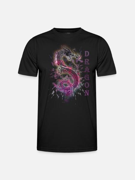 DRAGON DRACHE - Men's Functional T-Shirt - black