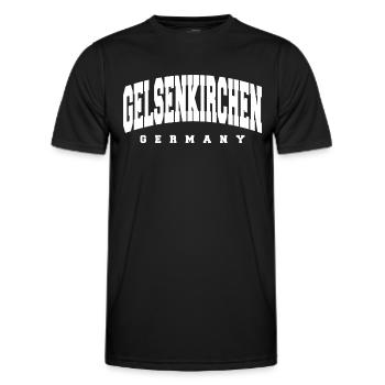 Gelsenkirchen - T-shirt sport Homme - noir - Devant - AI Model Male 178 dark (178cm)