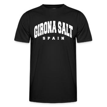 Girona Salt - Men's Functional T-Shirt - black - Front - AI Model Male 178 dark (178cm)