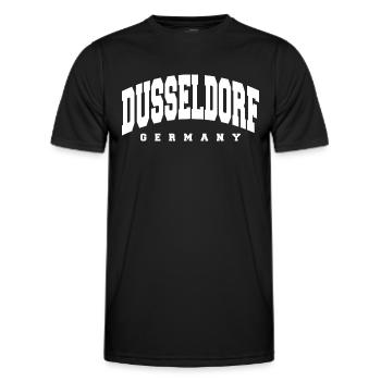 Dusseldorf - T-shirt sport Homme - noir - Devant - AI Model Male 178 dark (178cm)