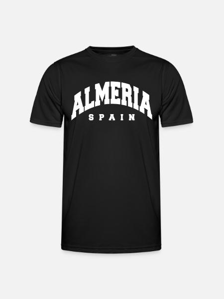 Almería - Männer Funktions-T-Shirt - Schwarz