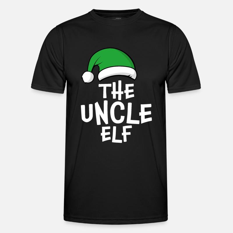 The Uncle Elf - Men's Functional T-Shirt - black
