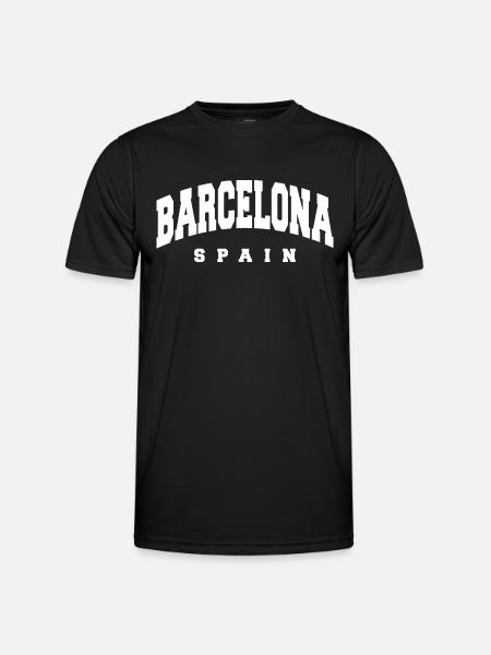 Barcelone - T-shirt sport Homme - noir
