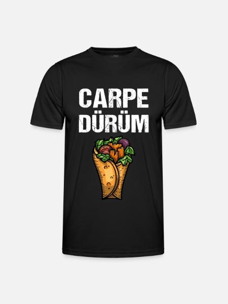 Carpe Dürüm Falafel - Männer Funktions-T-Shirt - Schwarz