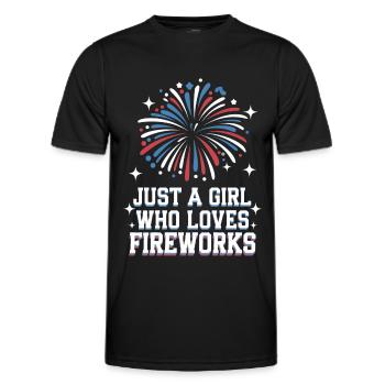 Pyrotechnie Feux d’artifice Pyrotechnie - T-shirt sport Homme - noir - Devant - AI Model Male 178 dark (178cm)