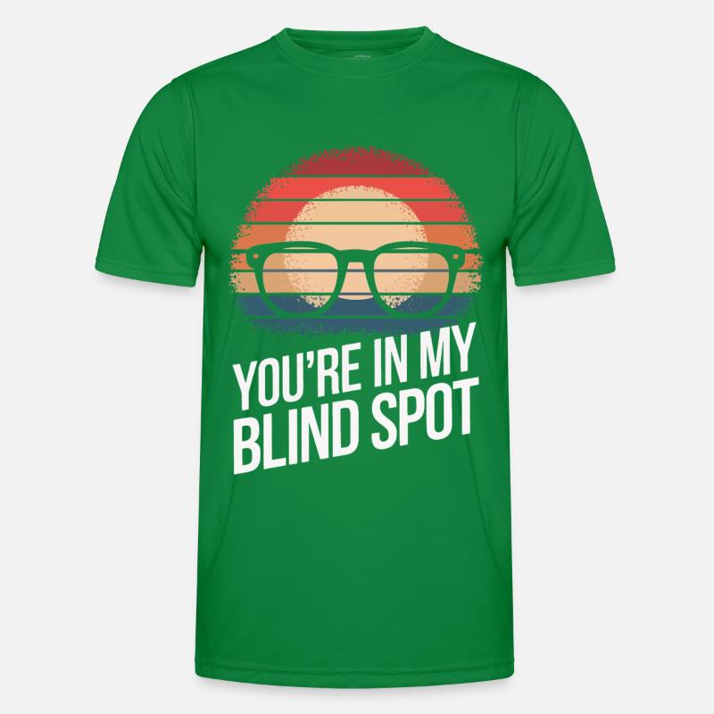 Blinde Blindheit Sehbehinderte Menschen Männer Funktions-T-Shirt