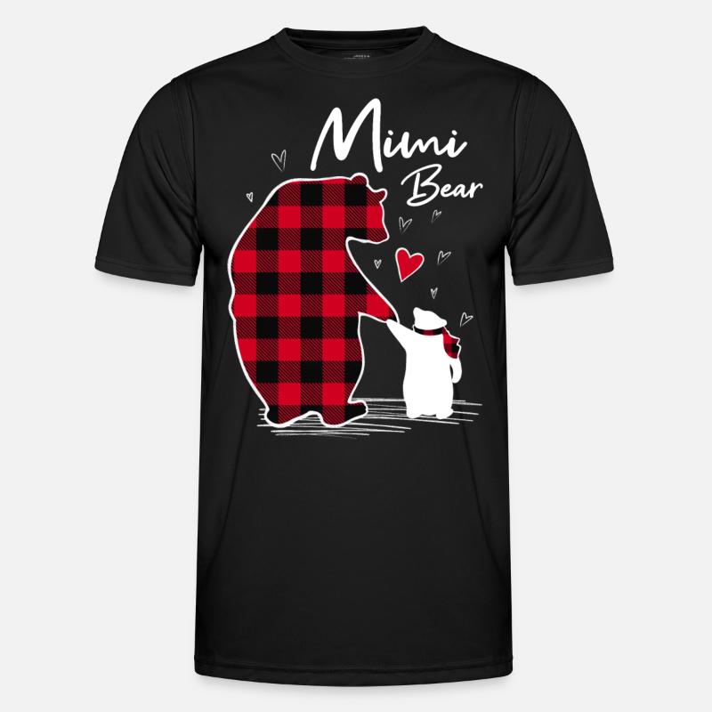 Mimi Bear - Men's Functional T-Shirt - black