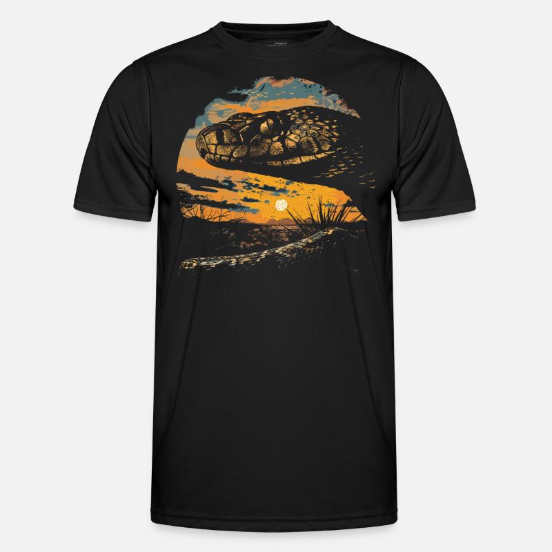 Schlangen Männer Funktions-T-Shirt