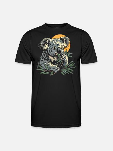 Koala Mignon Koala Ours - T-shirt sport Homme - noir