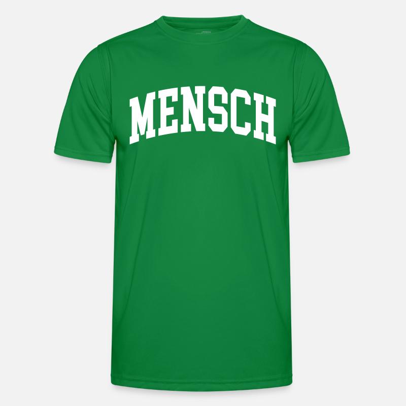 Mensch Männer Funktions-T-Shirt
