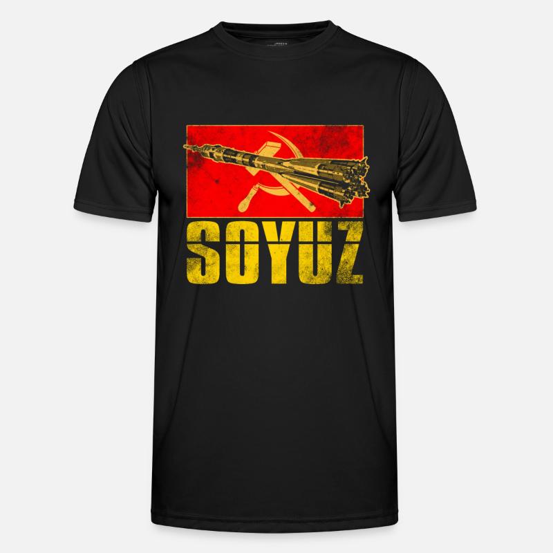 Soviet Union Missile - Men's Functional T-Shirt - black