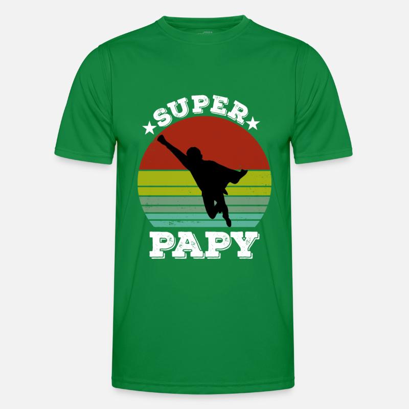 Super papy T-shirt sport Homme