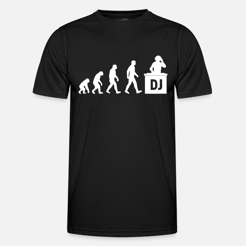 DJ Evolution – Electronic Music - Men's Functional T-Shirt - black
