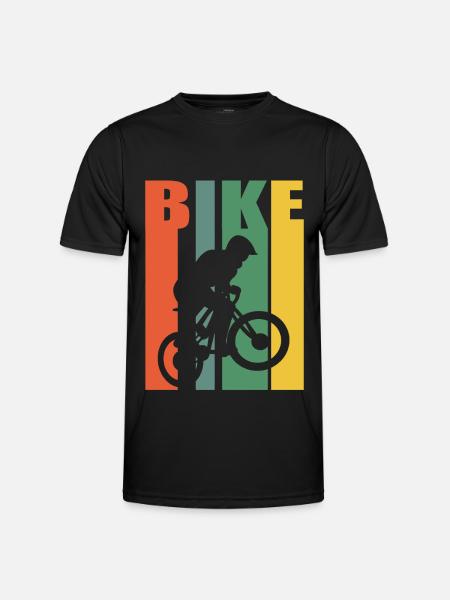 Vélo vélo VTT - T-shirt sport Homme - noir