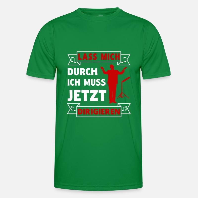 Dirigent Dirigieren Chor Orchester Musik Spruch Männer Funktions-T-Shirt