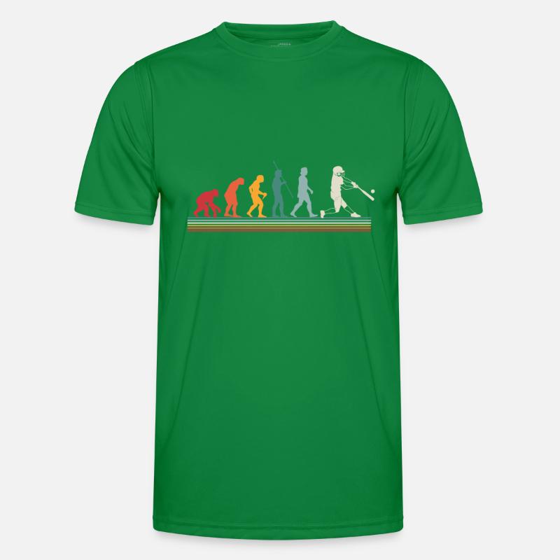 Evolution baseball softball cadeau T-shirt sport Homme