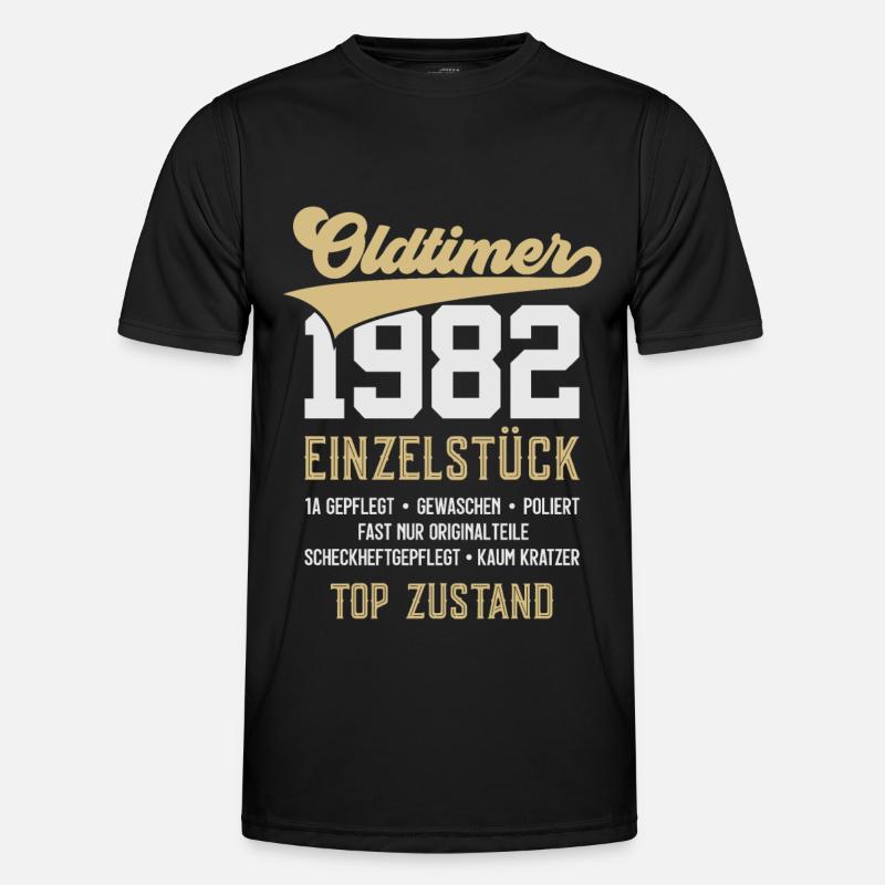 44. GEBURTSTAG OLDTIMER 1982 Männer Funktions-T-Shirt