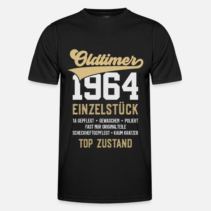 62. GEBURTSTAG OLDTIMER 1964 Männer Funktions-T-Shirt