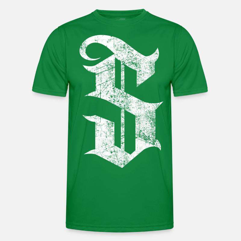 Tshirt alphabet initial S T-shirt sport Homme