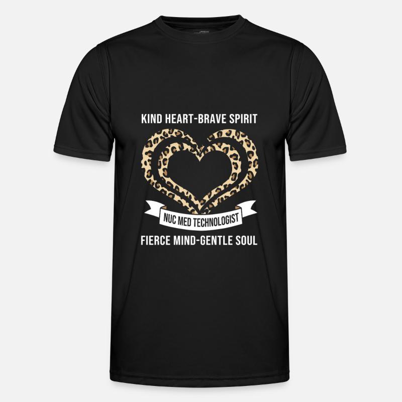 Nuklear Nuklearmedizin Atom Radiologie - Männer Funktions-T-Shirt - Schwarz