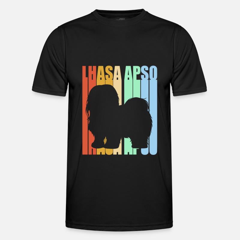 Lhasa Apso - Men's Functional T-Shirt - black