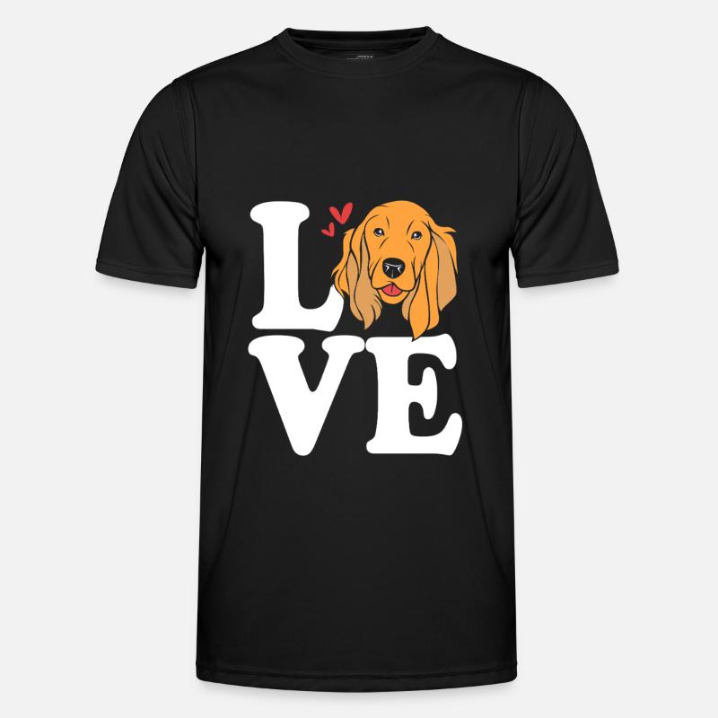 Cocker Spaniel Dad - Men's Functional T-Shirt - black