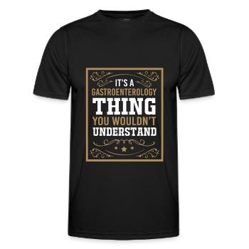 Gastroenterologie - Männer Funktions-T-Shirt - Schwarz - Vorne - AI Model Male 178 dark (178cm)