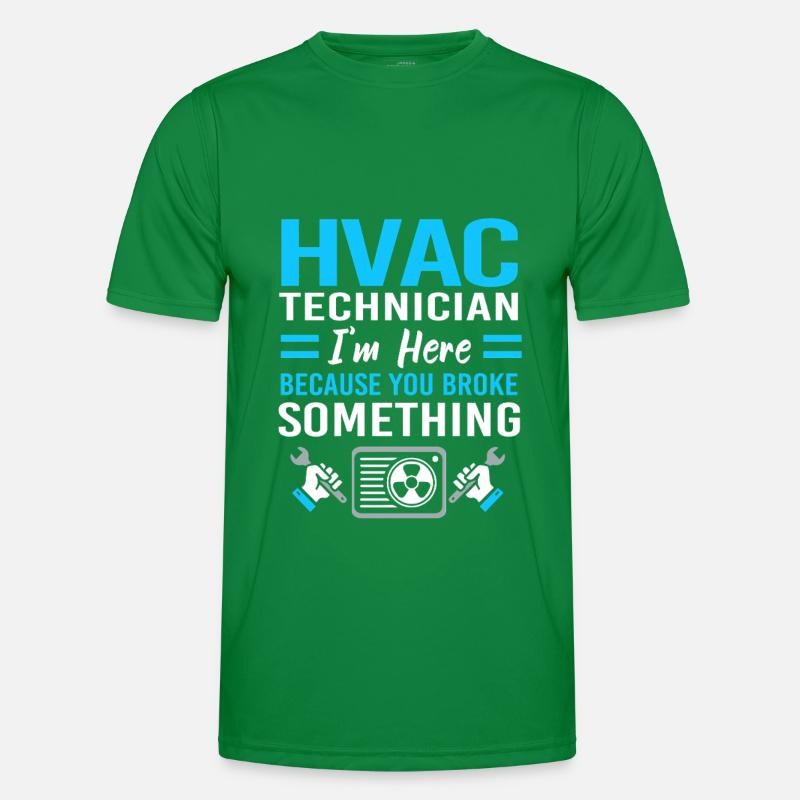 Heating Air Conditioning Technician Technician Refrigeration Technician Men's Functional T-Shirt