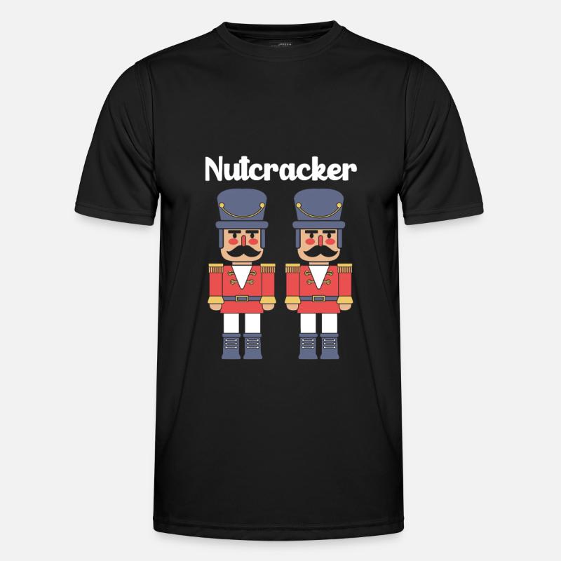 Nussknacker Weihnachten - Männer Funktions-T-Shirt - Schwarz