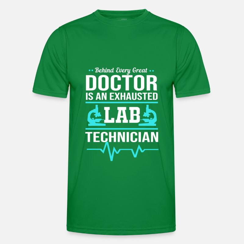 Laboratory Bio Chemistry Microscope Laboratory Men's Functional T-Shirt