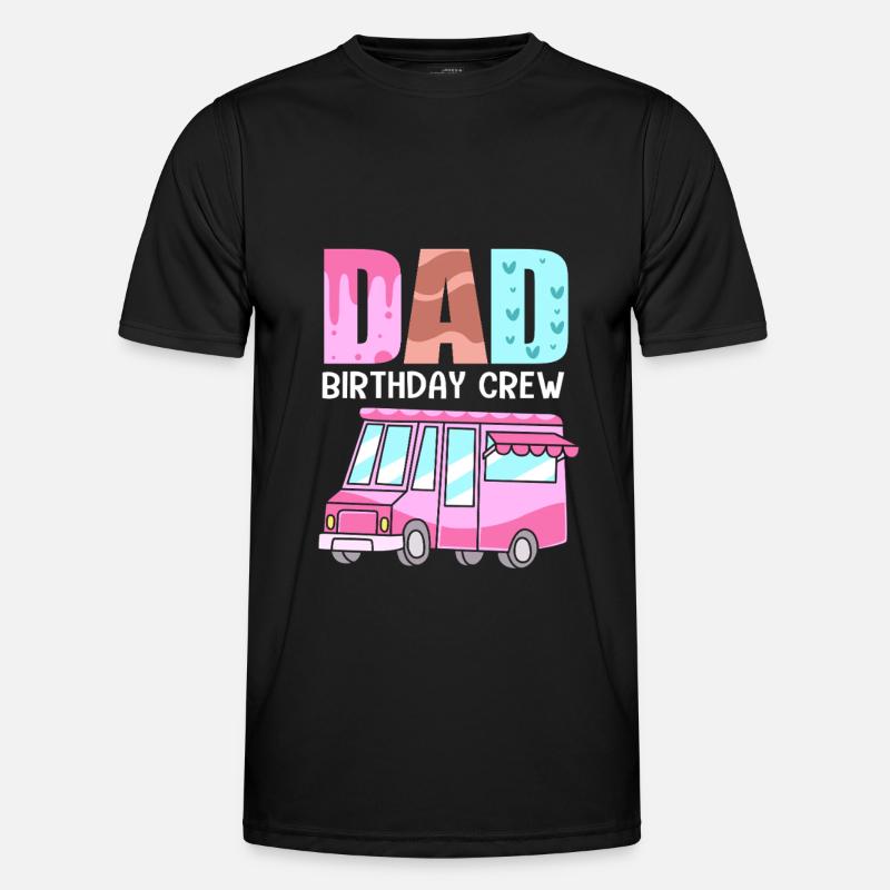 Eiscreme Eiswagen Eis Eisdiele - Men's Functional T-Shirt - black
