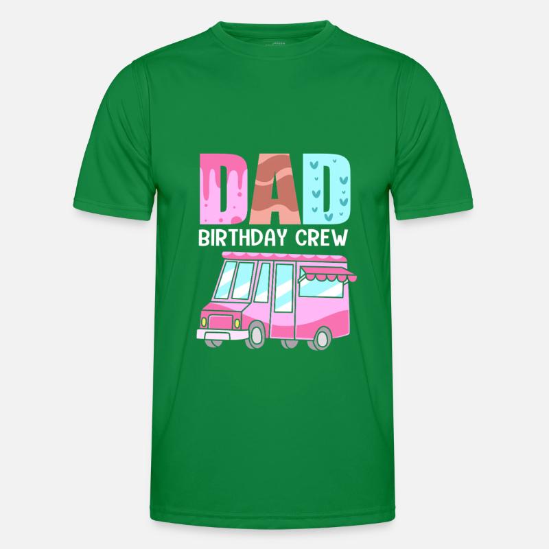 Eiscreme Eiswagen Eis Eisdiele Männer Funktions-T-Shirt