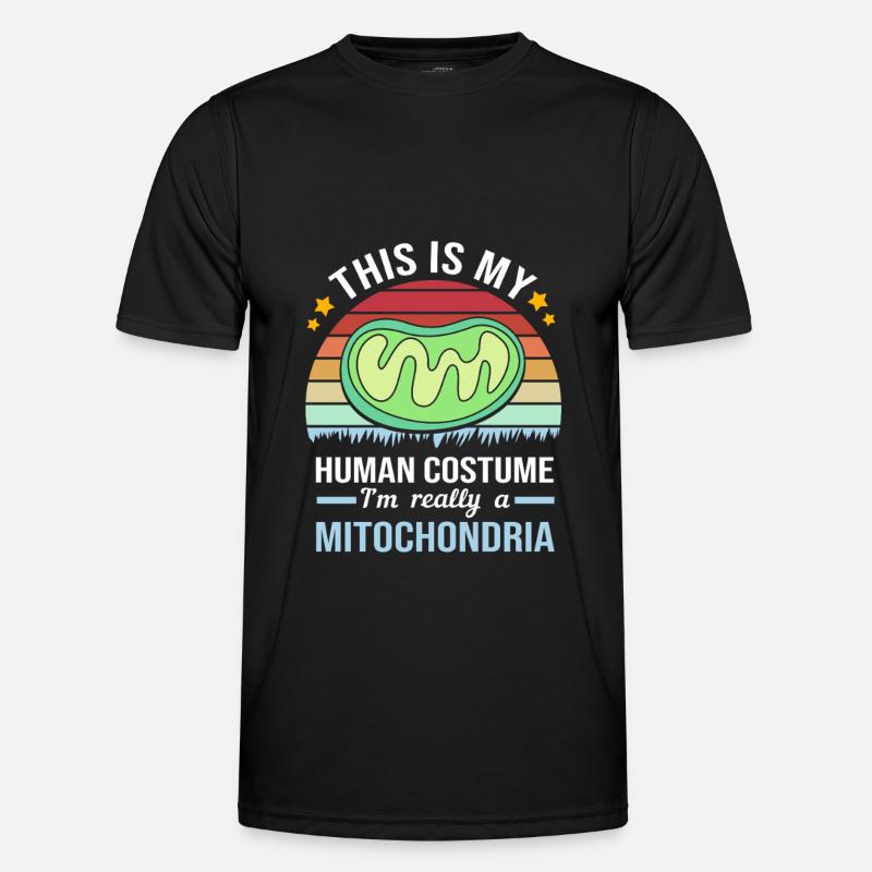 Molekül Strukturformel - Männer Funktions-T-Shirt - Schwarz