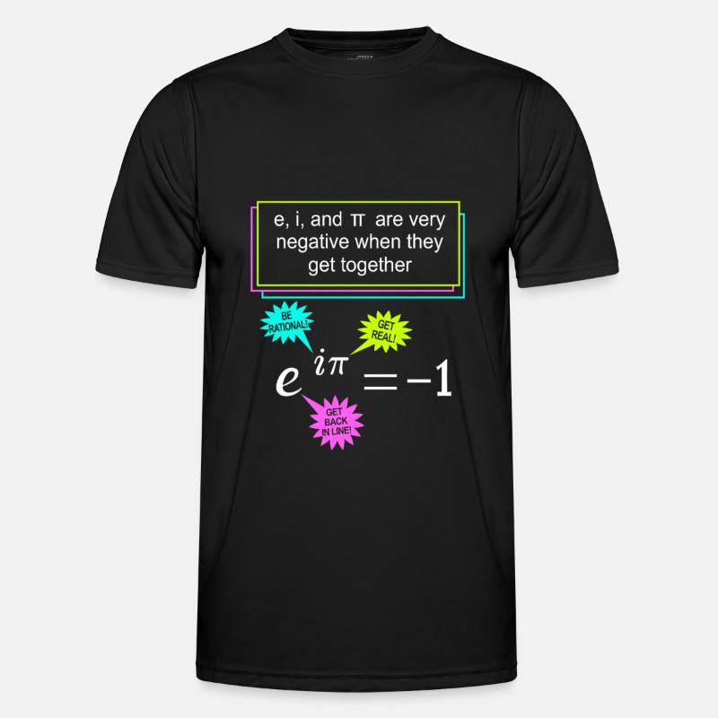 Mathematician Math Mathematical Mathematics - Men's Functional T-Shirt - black