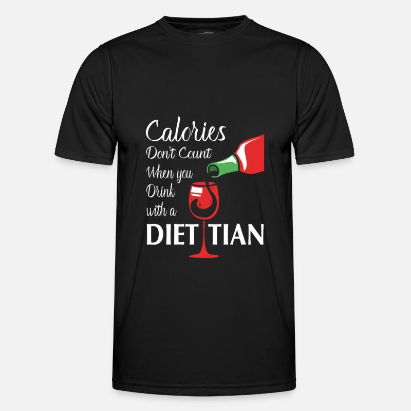 Diät Diätassistent - Männer Funktions-T-Shirt - Schwarz