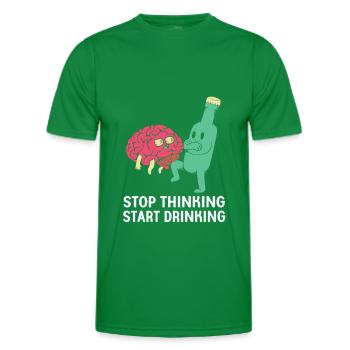 Alimentation Nutrition Alimentation - T-shirt sport Homme - vert - Devant - AI Model Male 178 dark (178cm)