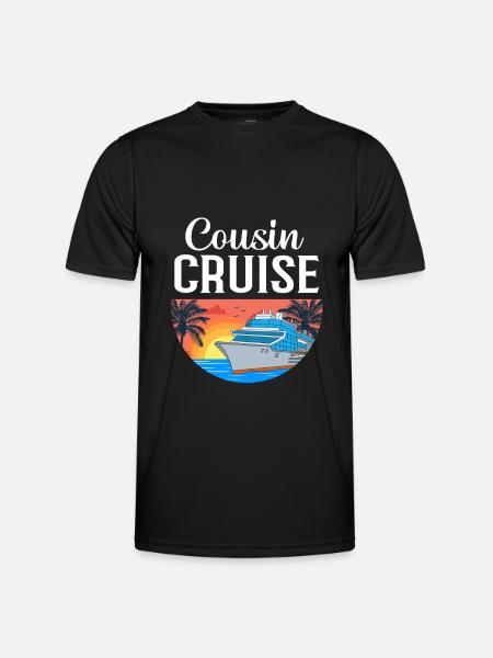 Cousins Cruise Cruise Ship - Men's Functional T-Shirt - black