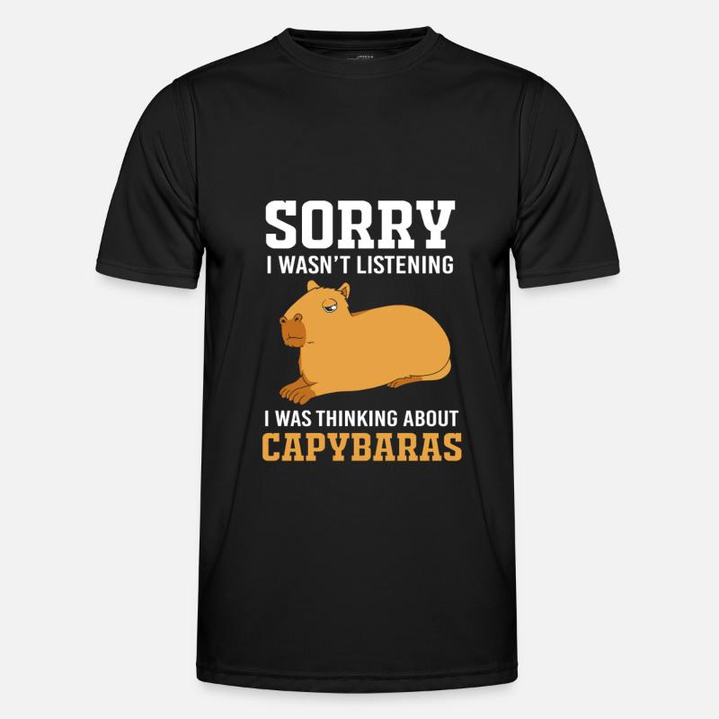 Capybara Capibara - Men's Functional T-Shirt - black