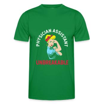 Physician Assistant Nursing MFA PA - Men's Functional T-Shirt - kelly green - Front - AI Model Male 178 dark (178cm)